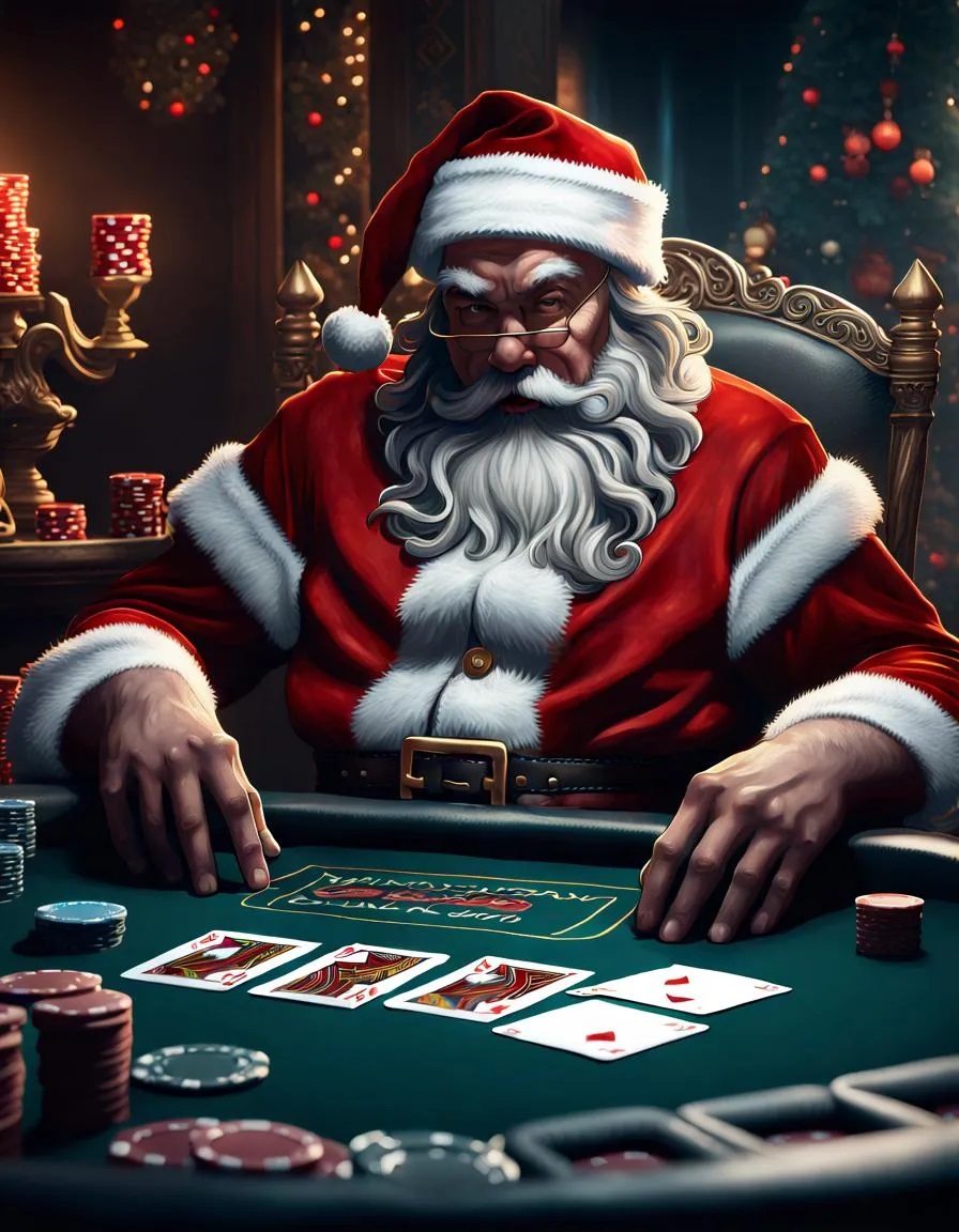 Πόκερ santa X-mas τραπέζια ονλάιν
