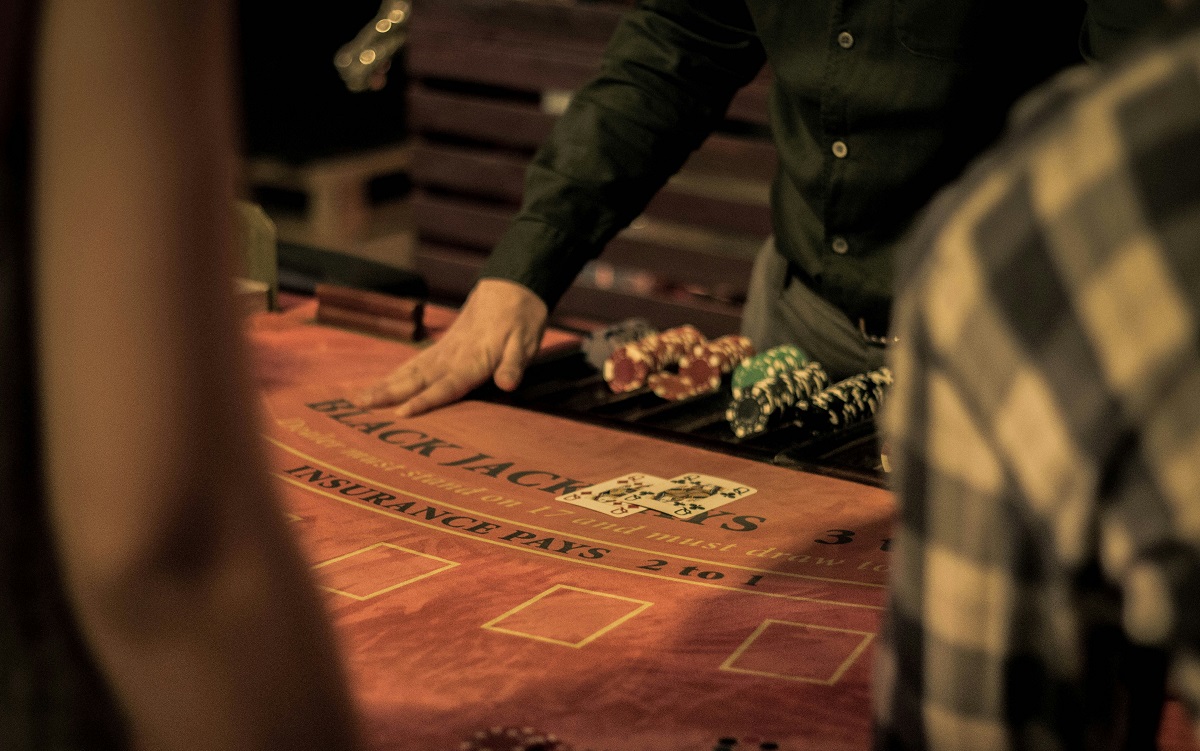 blackjack τραπέζι