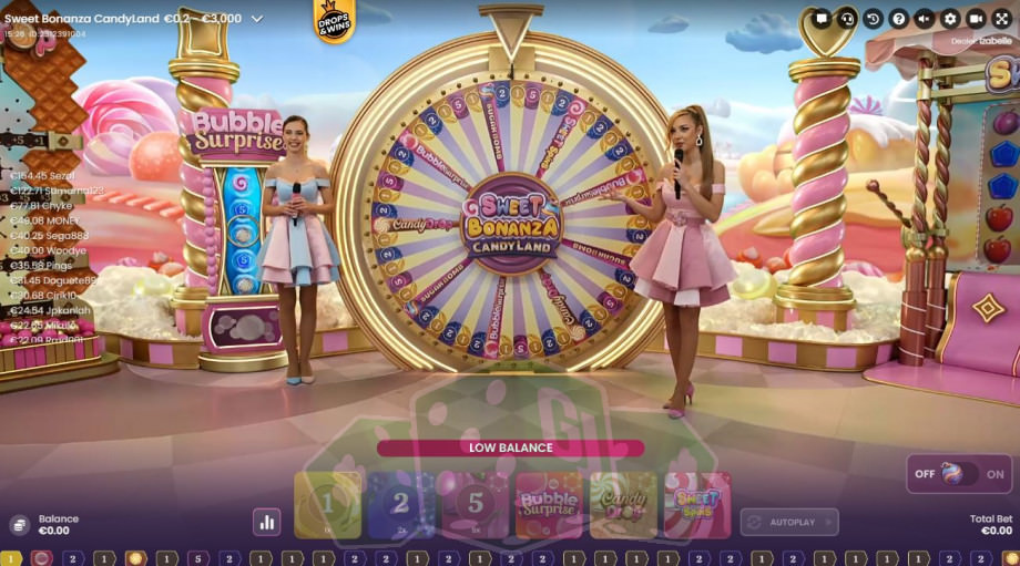 τροχός sweet live casino